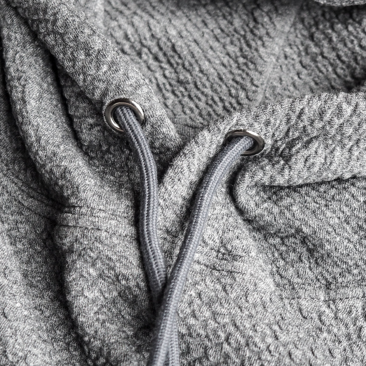 HighCut CHARCOAL WAFFLE KNIT HOODIE
