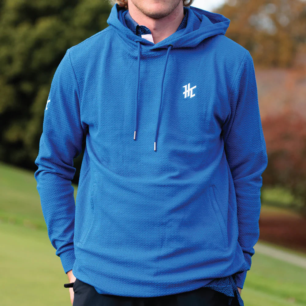 HighCut COBALT WAFFLE KNIT HOODIE