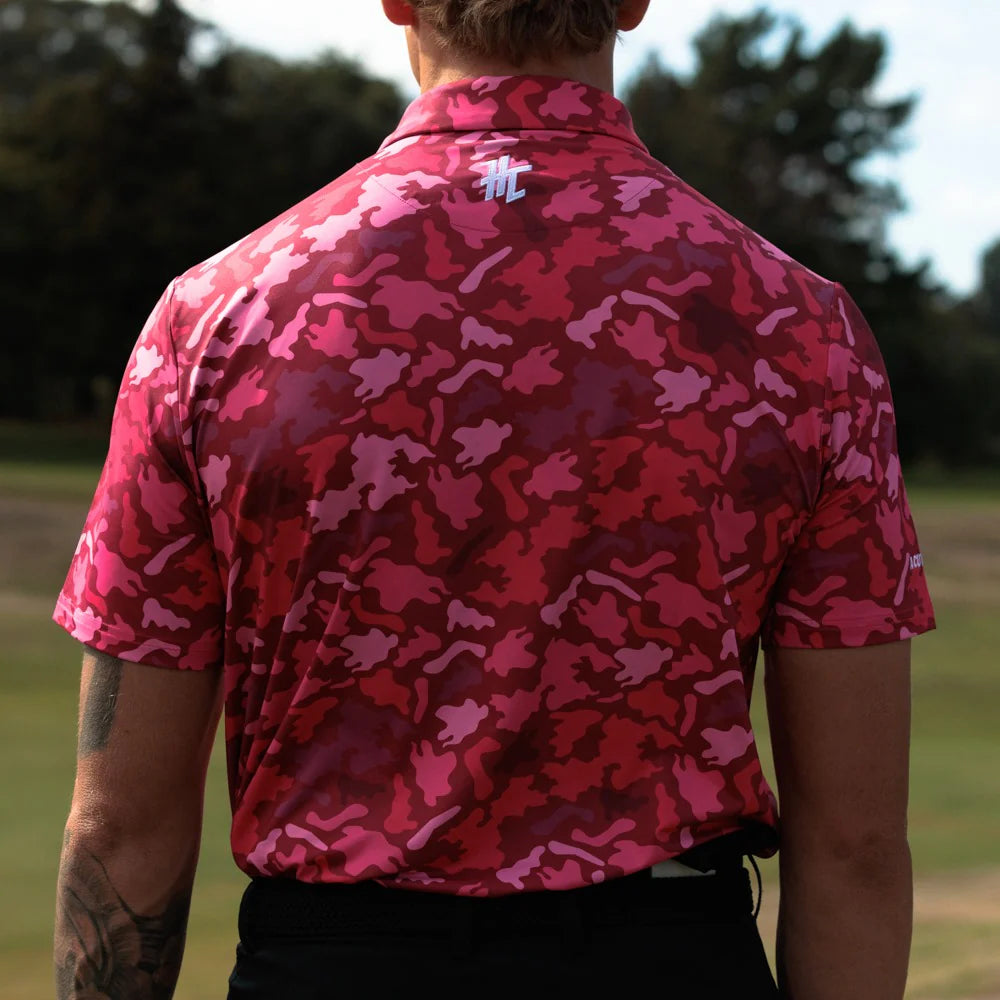 HighCut MEN'S SUNDAY PINK POLO