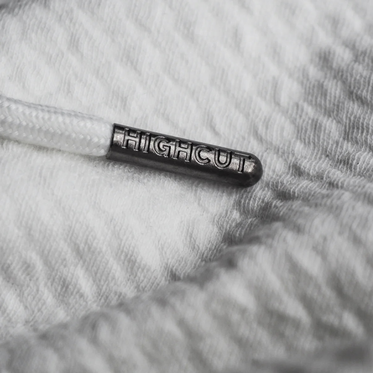 HighCut WHITE WAFFLE KNIT HOODIE