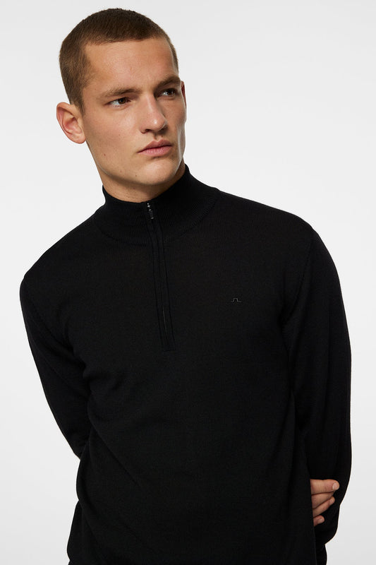JLINDEBERG KIYAN MERINO QUARTER ZIP