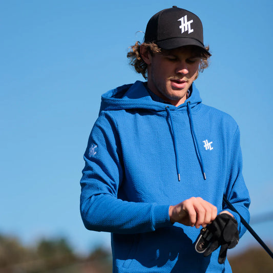HighCut COBALT WAFFLE KNIT HOODIE
