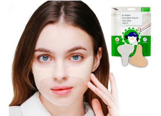 Serci & Make Golf Sun Protection Face Patches 7 pairs per pack
